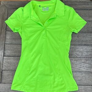 Under Armour Women's Bright Green Button Down Shirt